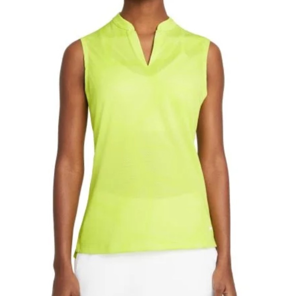 Nike Women’s Breathe Mesh Sleeveless Golf V Neck Shirt - DA2837 Size XS NWT